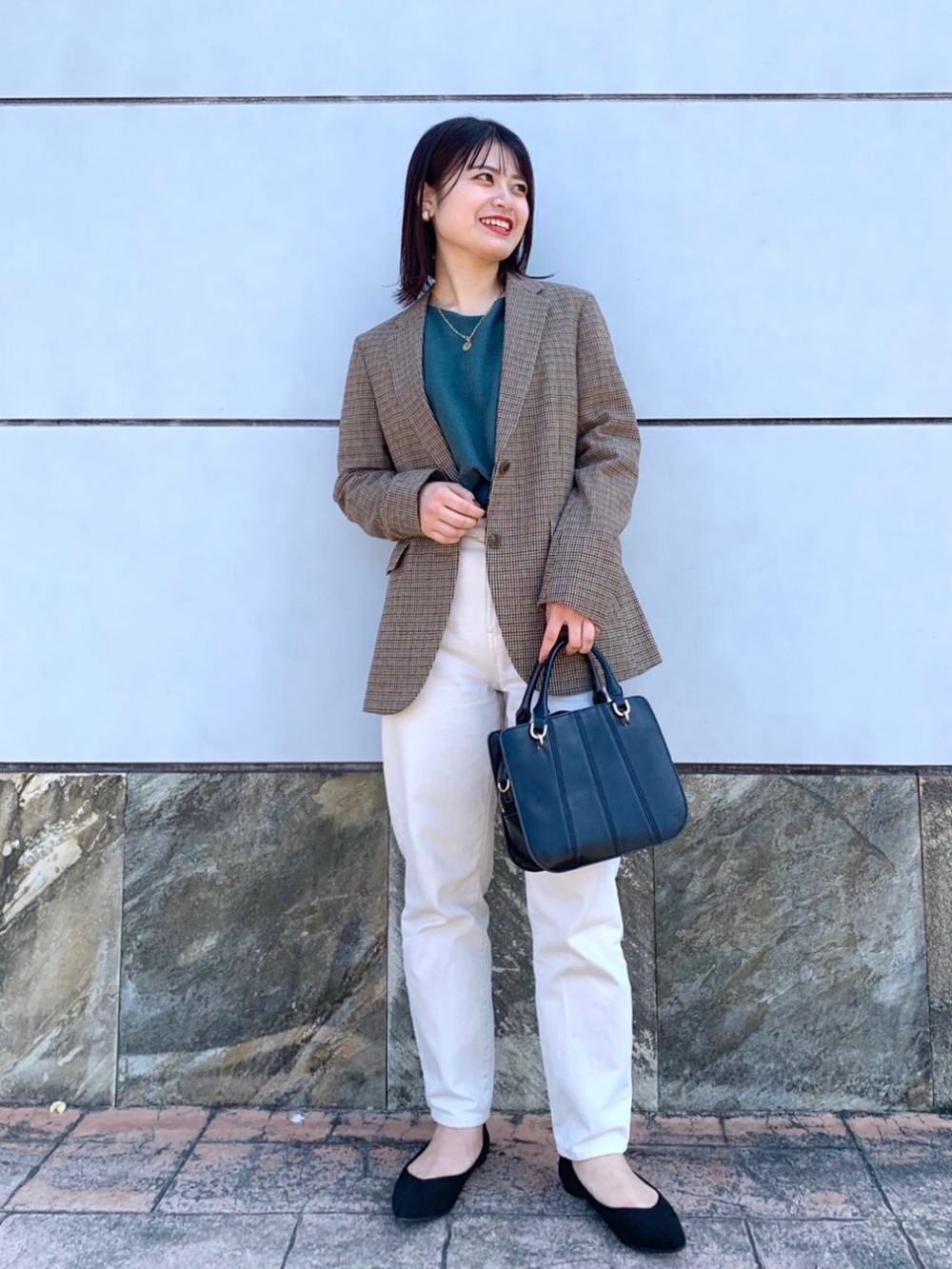 ユニクロ リラックステーラードジャケットとスマートアンクルパンツ