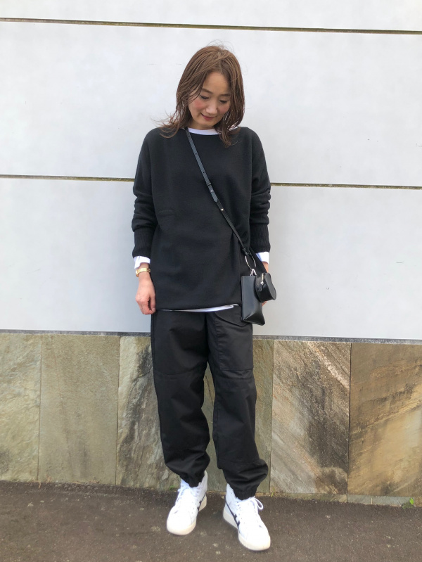 ウールブレンドジャケット セットアップ可能、ワイドフィットジョガー
