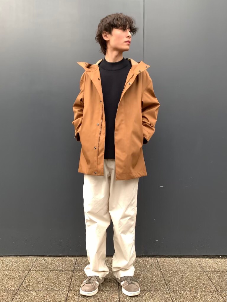 ☆バルカン×フリークスストア☆ロングコート 厚手 スタンドカラー切り替え F 黒