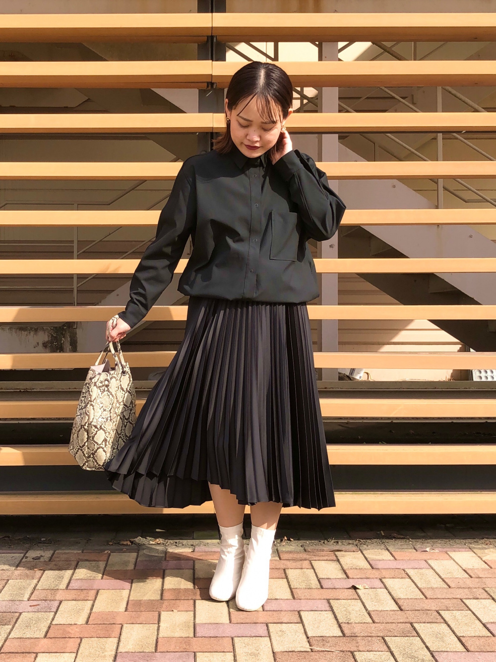 ohta ラップスカート プリーツスカート