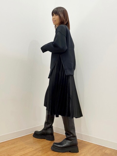 日本最大の ノーアイディー プリーツラップスカート ワンサイズ