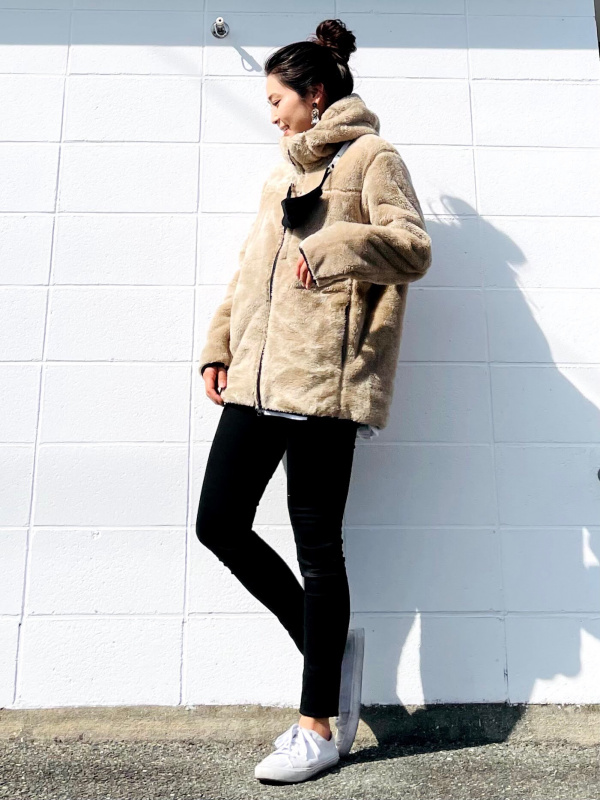 ユニクロ公式 防風アウターファーリーフリースフルジップパーカ 長袖