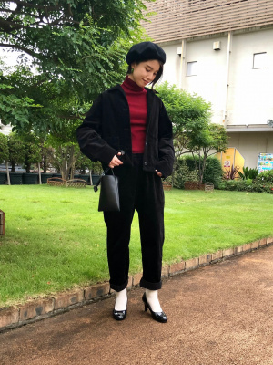 ユニクロC コーデュロイジャケット L ブラック ユニクロ公式