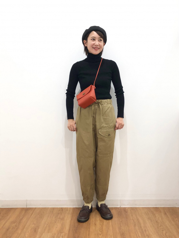 ウールブレンドジャケット セットアップ可能、ワイドフィットジョガー
