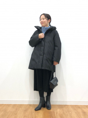 ユニクロ+J ハイブリッドダウンショートコート　ネイビー　Lサイズ ユニクロ公式 | ハイブリッドダウンショートコート