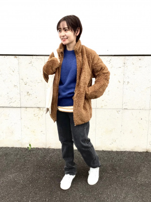 ユニクロ公式 | ボーダークルーネックTシャツ（長袖）