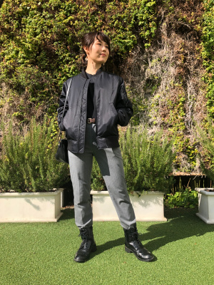 ユニクロ　XL ストレッチ　グレー　ストライプ　ウェスト〜90 ユニクロ XL ストレッチ グレー ストライプ ウェスト〜90