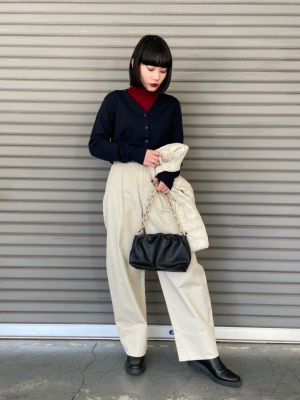 DAYDREAM コットンツイルフレアパンツ Black Lサイズ DAYDREAM コットンツイルフレアパンツ Black Lサイズ メンズ