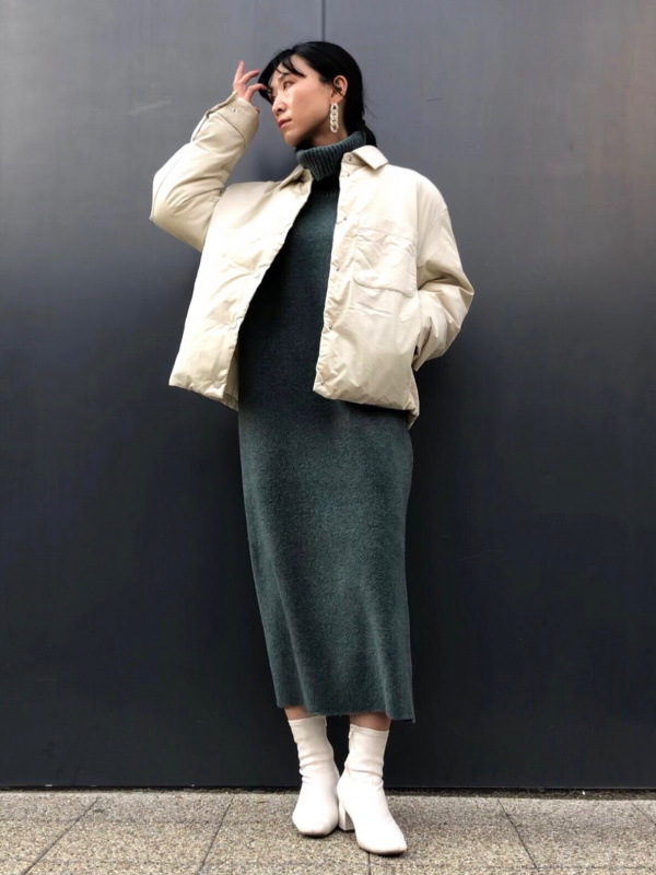 Manteau en cuir à tirette oversize - Prêt-à-porter de luxe, Femme 1ABDU9