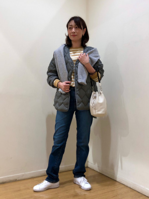 ユニクロ公式 | ボーダークルーネックTシャツ（長袖）