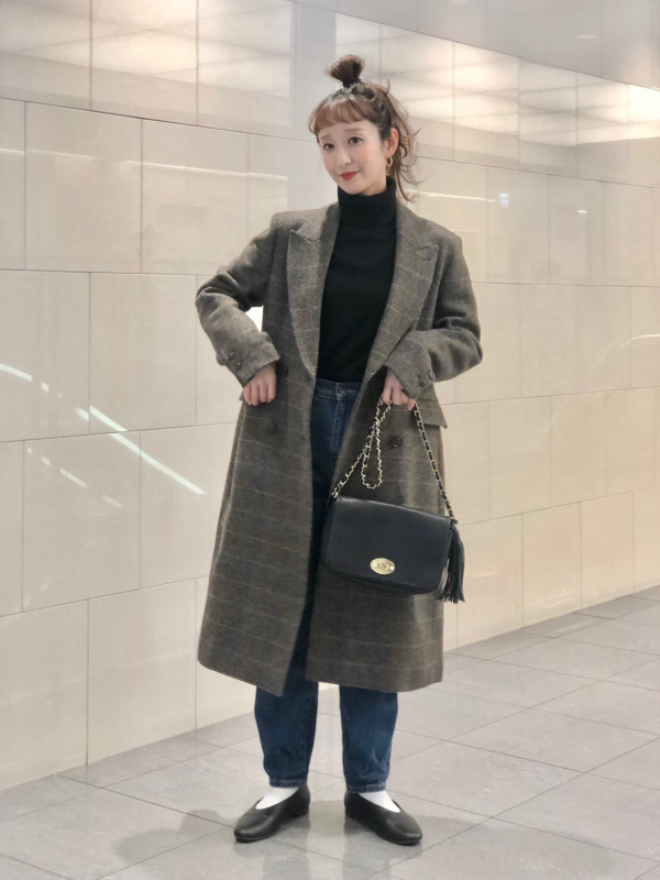 ユニクロ×イネス? ツイードコート （柳橋唯さん着 ユニクロ イネス  