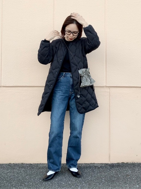 ウルトラライトダウンリラックスコート、モックネックプルオーバー