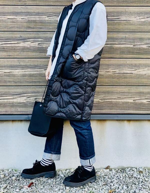 Hina17momo様専用ユニクロ セオリー ウルトラライトダウンベスト L