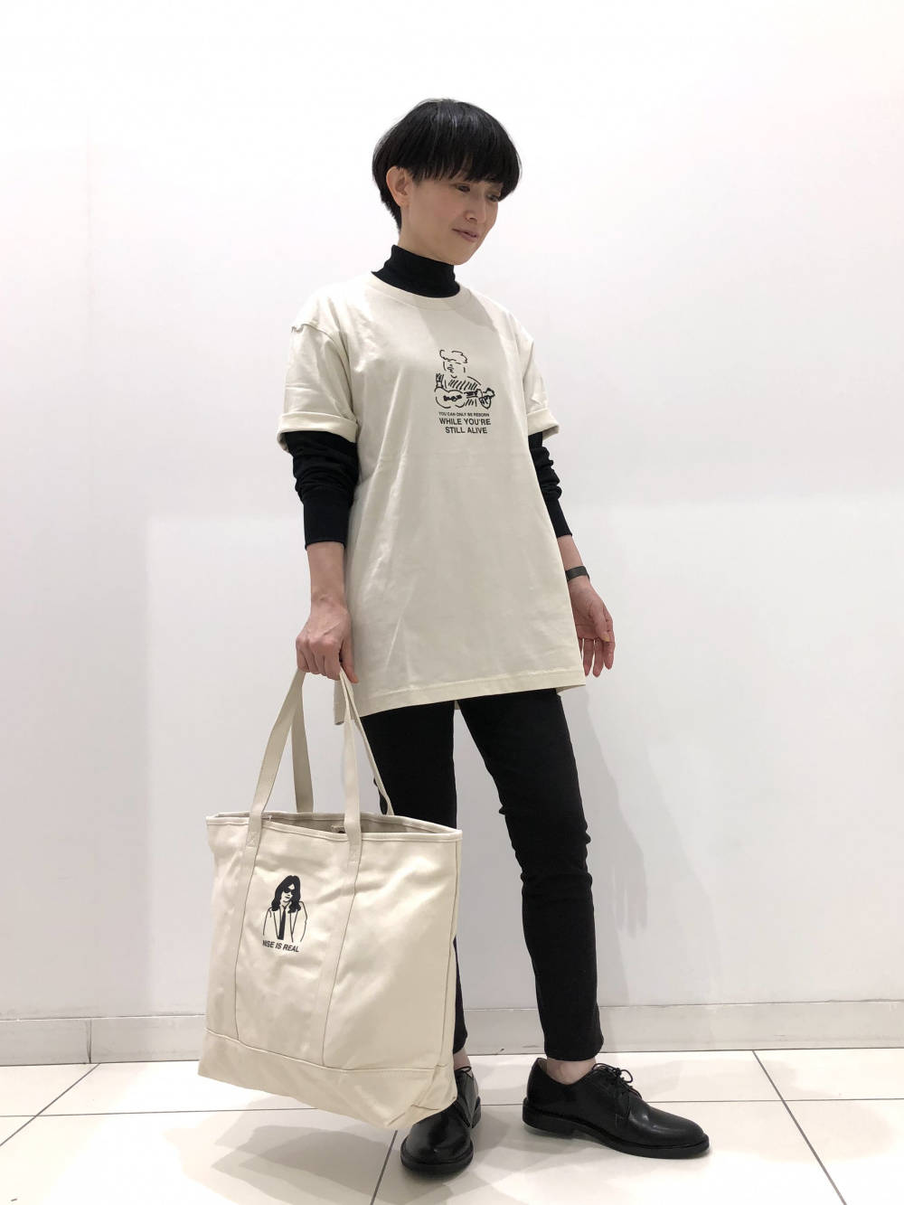 星野源　ポップウィルス　ニセさんTシャツ　トートバッグ 新価格になっていた ニセさんトートGET！ 星野源×ユニクロ