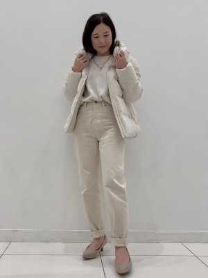 なおちゃんページ.・*’’*・.♬ ユニクロ公式 | ペグトップハイライズジーンズ（丈長め74cm）