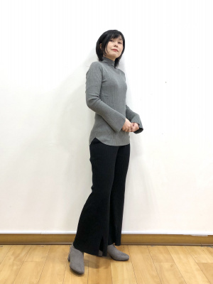 ユニクロ公式 | 3Dリブフロントスリットパンツ