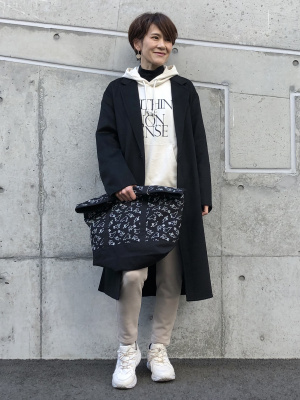 ユニクロ【ストレッチフリースパンツ XL ブラック】テーパード