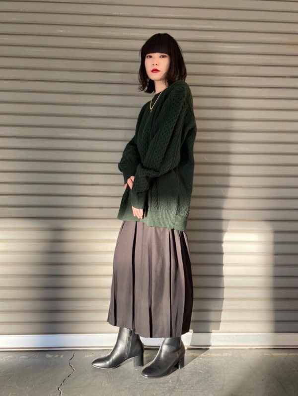 ワイドプリーツスカート（丈標準81～85cm） (WOMEN) | ユニクロ