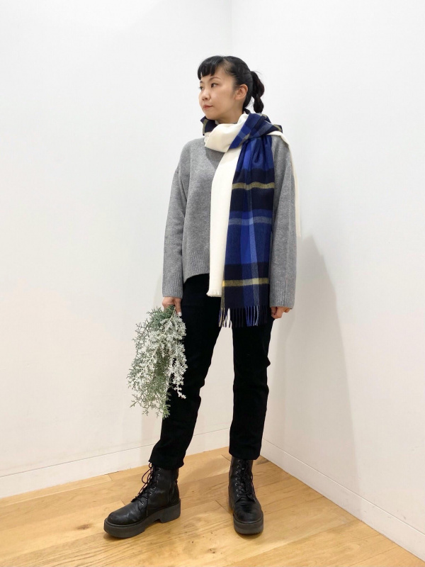 カシミヤブレンドストール 男女兼用 ユニクロ