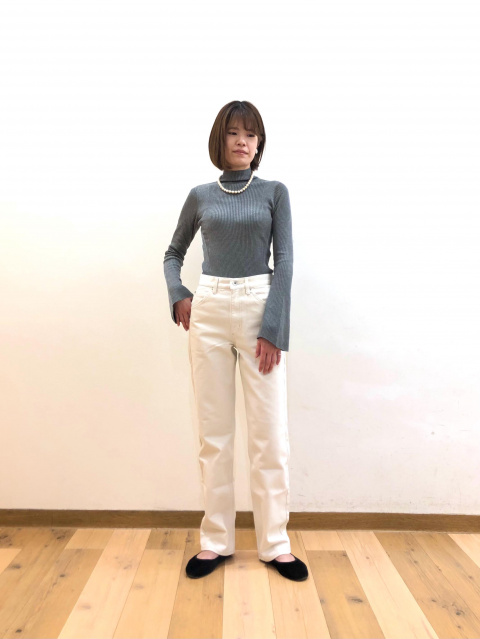 3dリブハイネックセーターのレディースコーディネート一覧｜ユニクロ公式