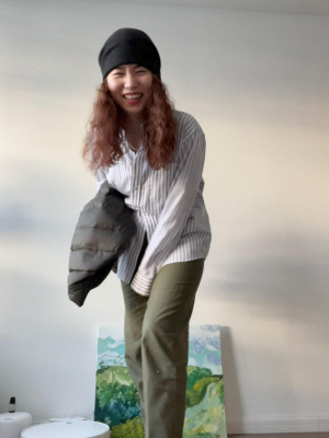 ユニクロ公式 | プレミアムリネンストライプシャツ（長袖）