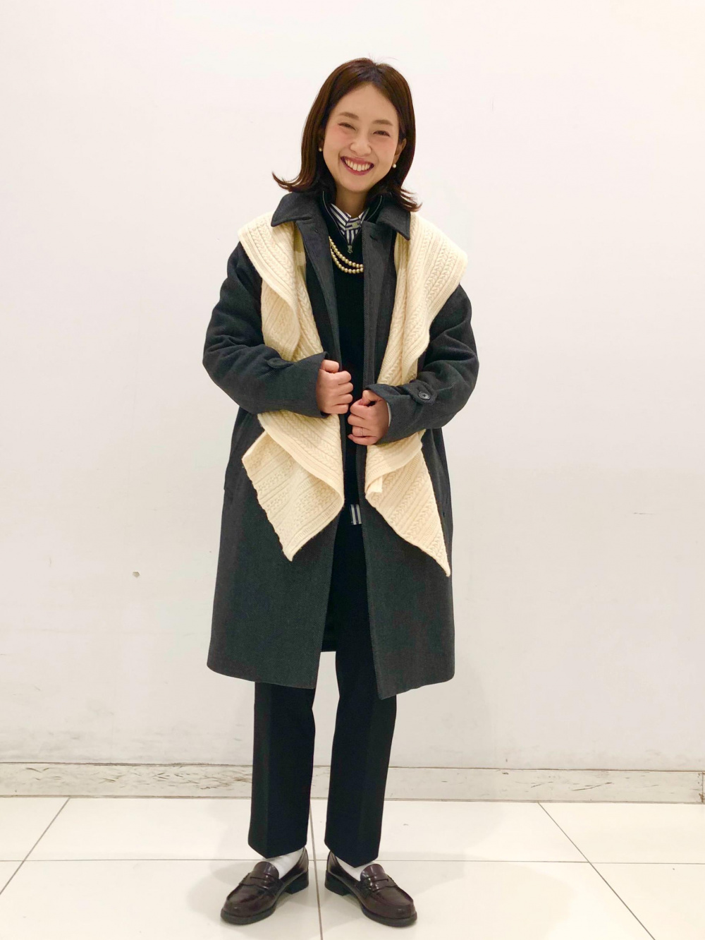 美品 UNIQLO ダブル ジャケット セットアップ スマート パンツ