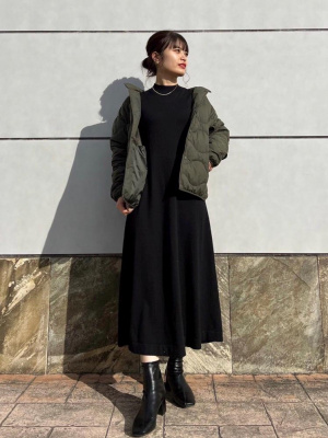 UNIQLO - Oggi掲載 UNIQLO +J メリノブレンドAラインワンピース