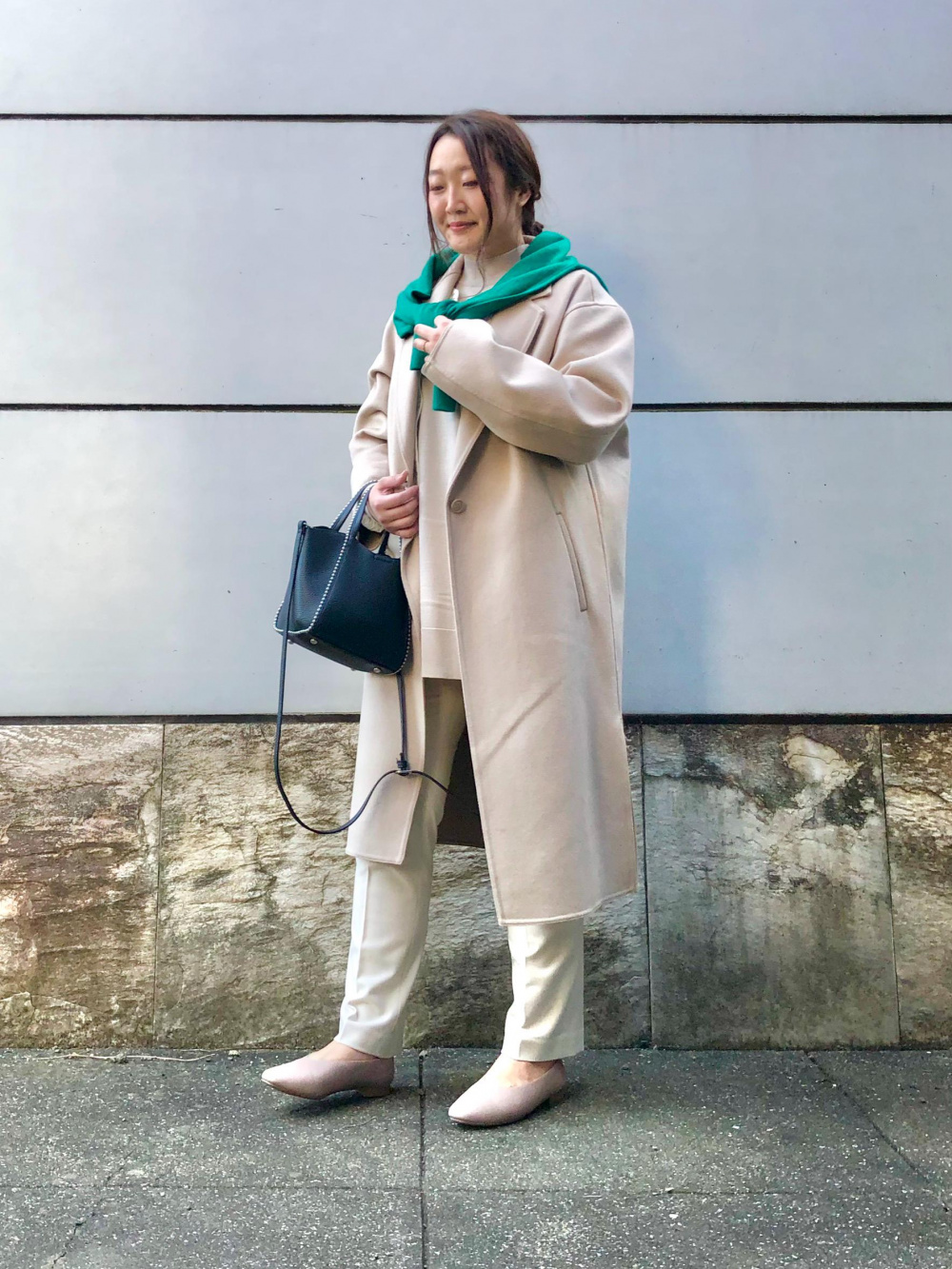 新品タグ付✨カシミヤ✨着丈101cm✨UNIQLO チェスターコート ロング丈 ユニクロ公式 | ウールカシミヤチェスターコート