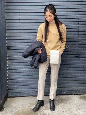 ユニクロ公式 | エクストラファインメリノリブタートルネックセーター