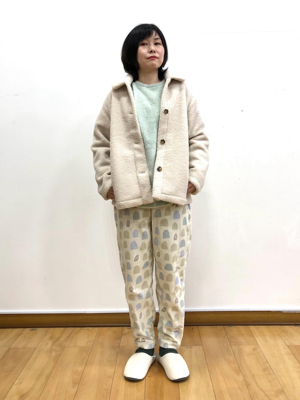 ピーナッツ ホリデー フリースセット（長袖）、ピーナッツ ホリデー
