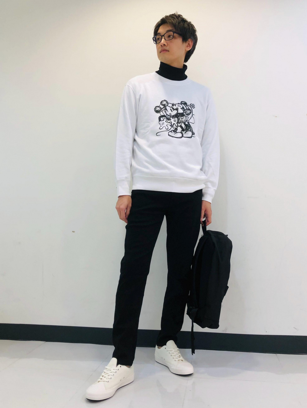 ⑅◡̈*♡❁リリ❁さま⑅◡̈*♡専用 ソフトタッチタートルネックT（長袖）」の着用コーディネート