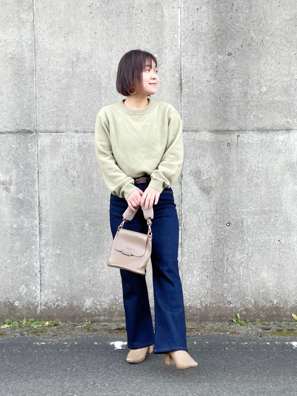 ユニクロ公式 | プレミアムラムクロップドセーター（長袖）