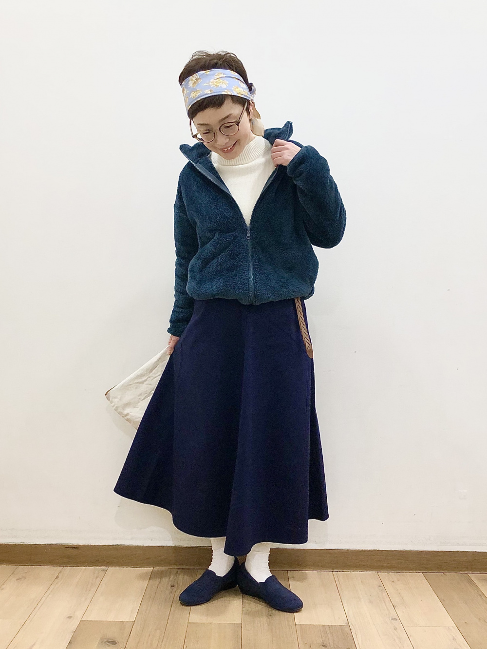 タグ付き】ユニクロ ファーリーフリース フルジップジャケット 黒 茶 