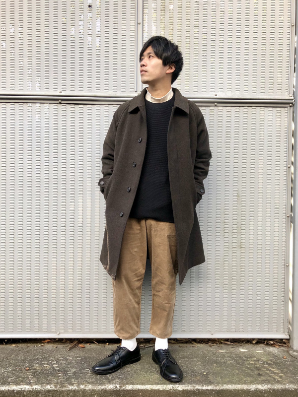 新品 UNIQLO ユニクロシングルプレストコート メンズアウター メンズコート シングルブレストコート ネイビー