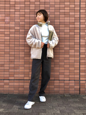 ストレートレッグ ドローストリングパンツ osharewalker ワイドパンツ レディース ボトムス ロング丈