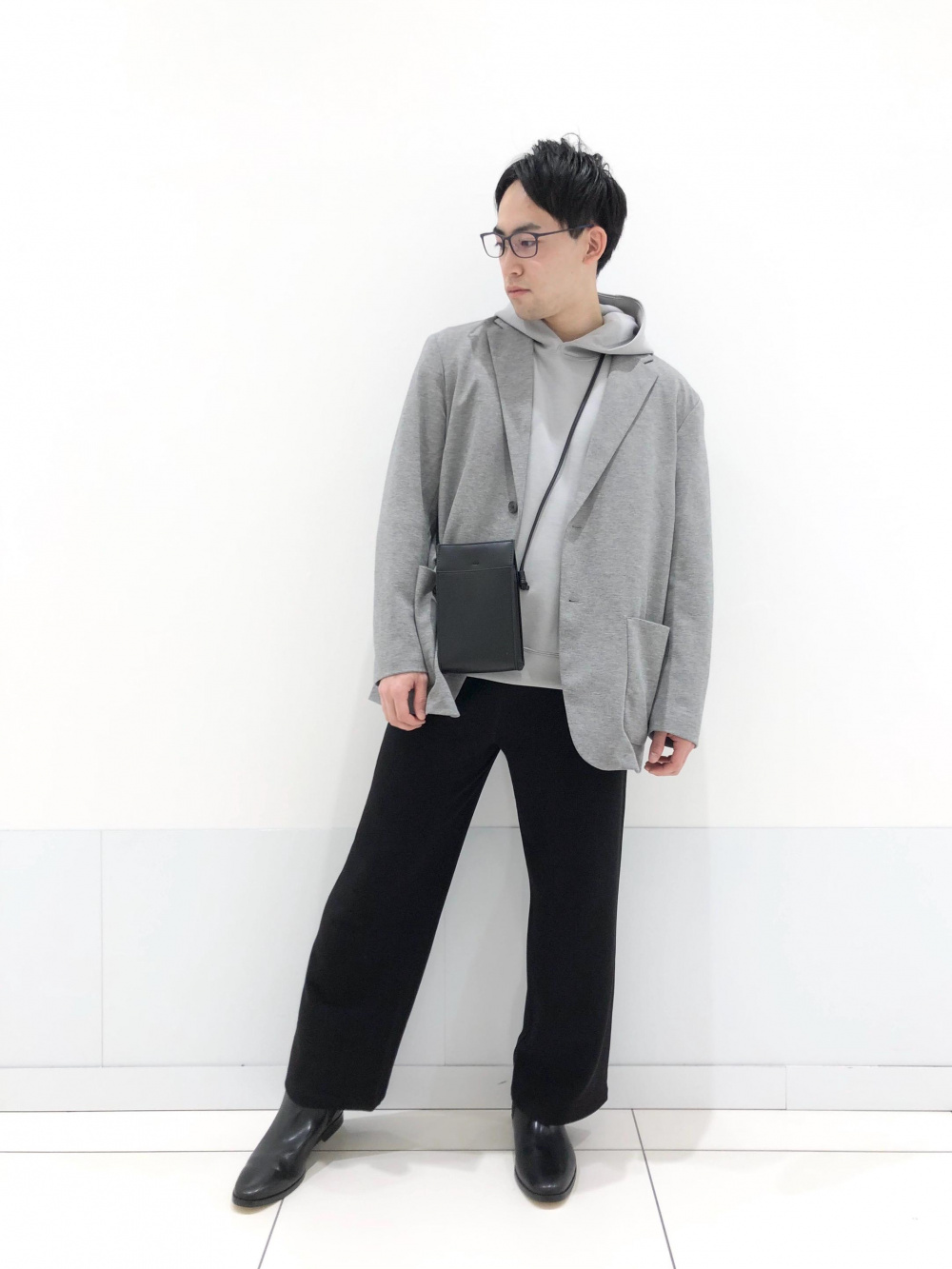 感動ジャケット（グレンチェック・袖丈着丈標準） セットアップ可能