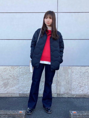 ユニクロ　ウルトラライトダウンウェーブキルトジャケット Mサイズ ブラック ユニクロ公式 | ウルトラライトダウンウェーブキルトジャケット