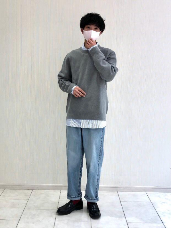 ワイドフィットジーンズ 丈標準74 77cm 男女兼用 ユニクロ