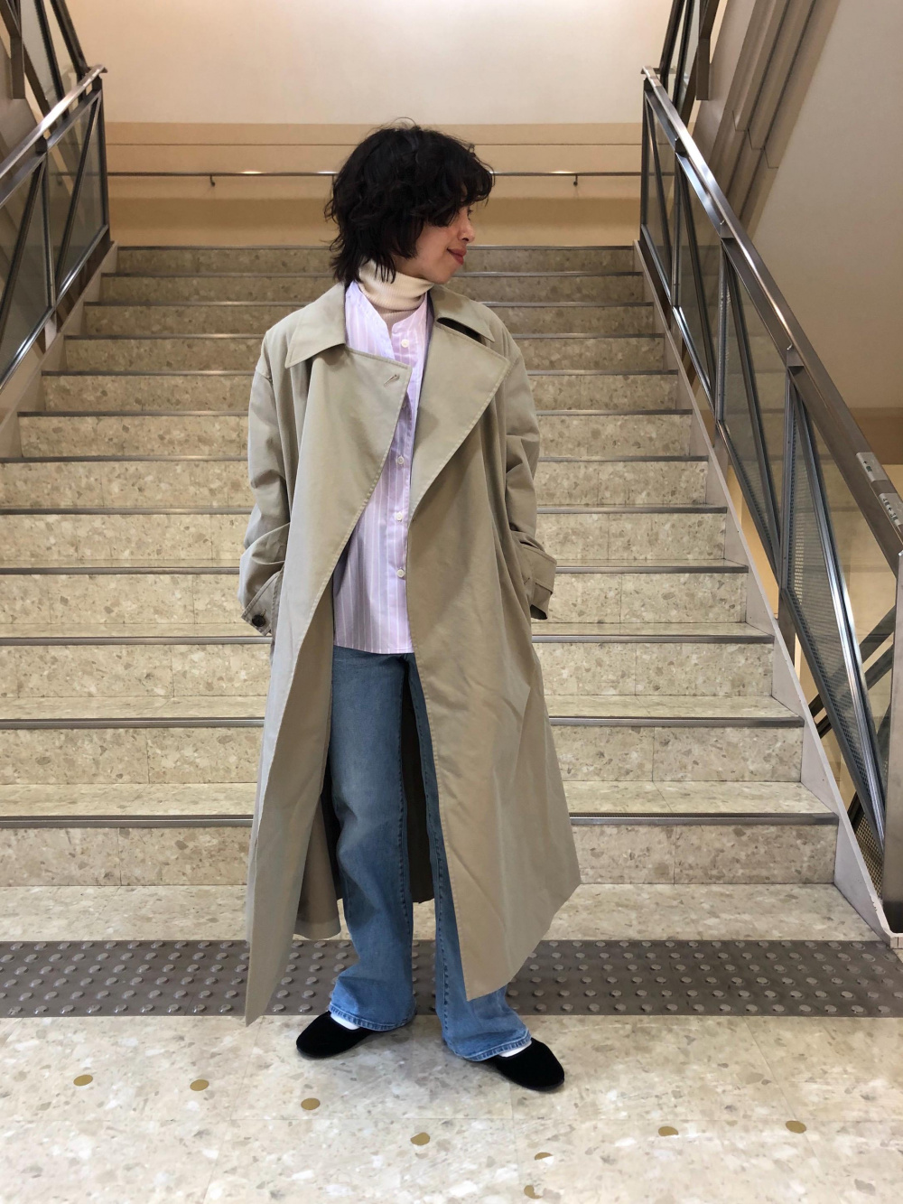 別注］YLÈVE SUPER 100'S LAMBS WOOL COAT