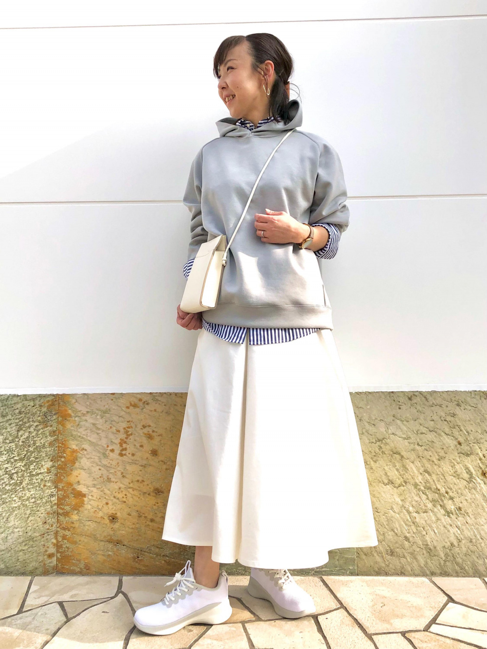 UVカットスーピマコットンクルーネックカーディガン（長袖