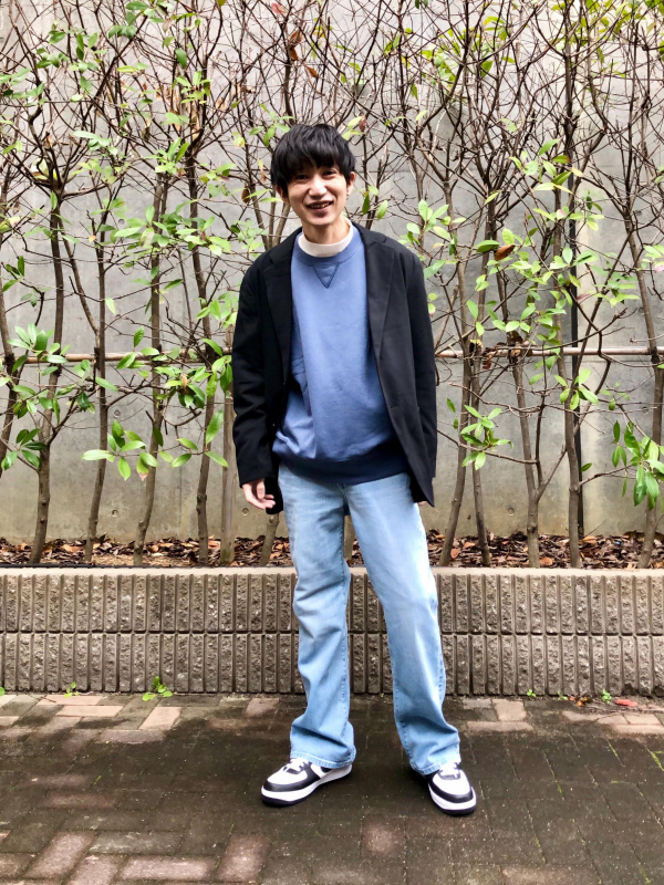 ユニクロ公式 ソフトタッチハイネックT(長袖) UNIQLO ハイネックTシャツL 黒 オーバーサイズ
