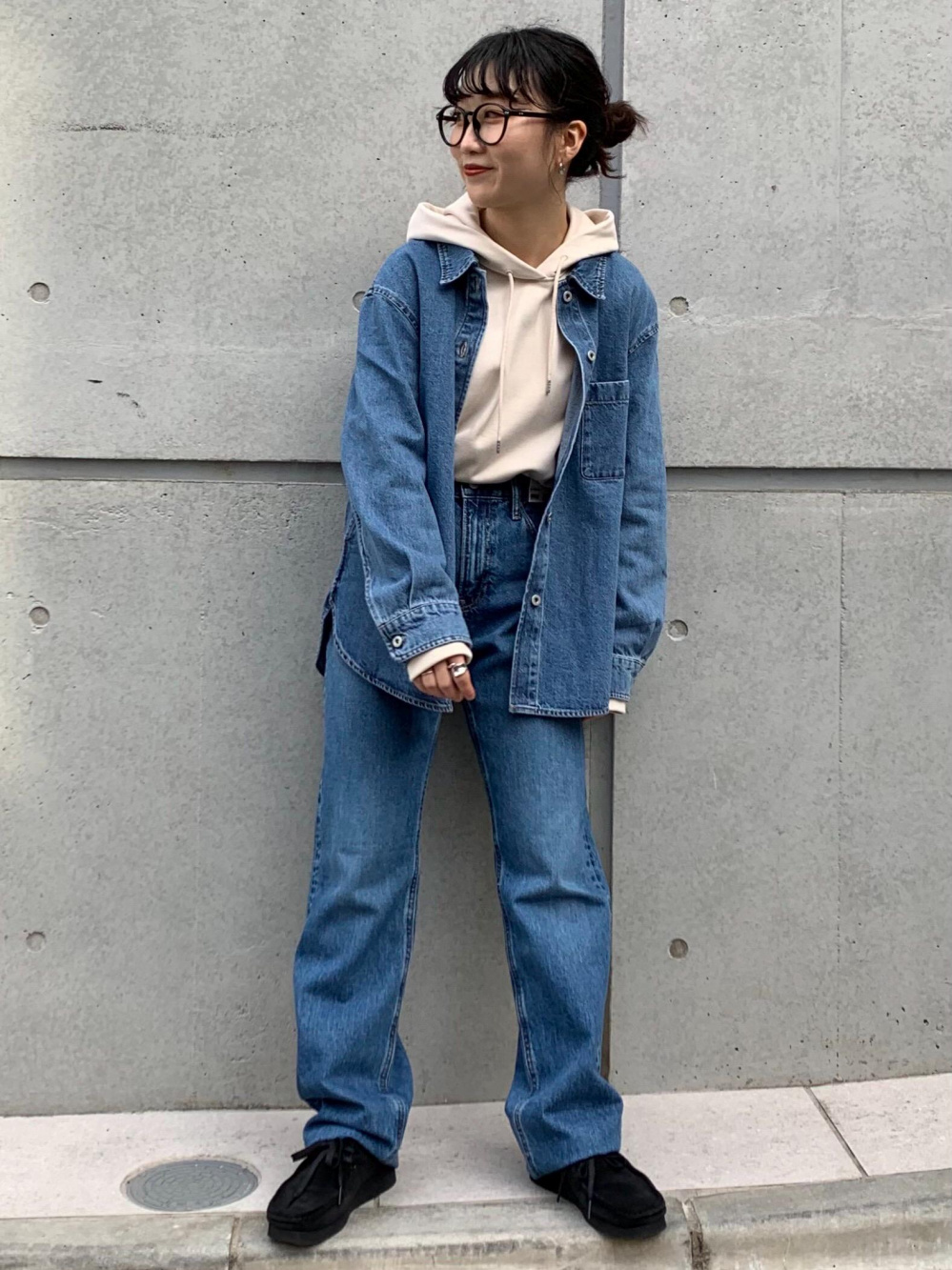 軽量+ストレッチ性+吸水速乾 MBハイエンドヴィンテージデニムシャツ