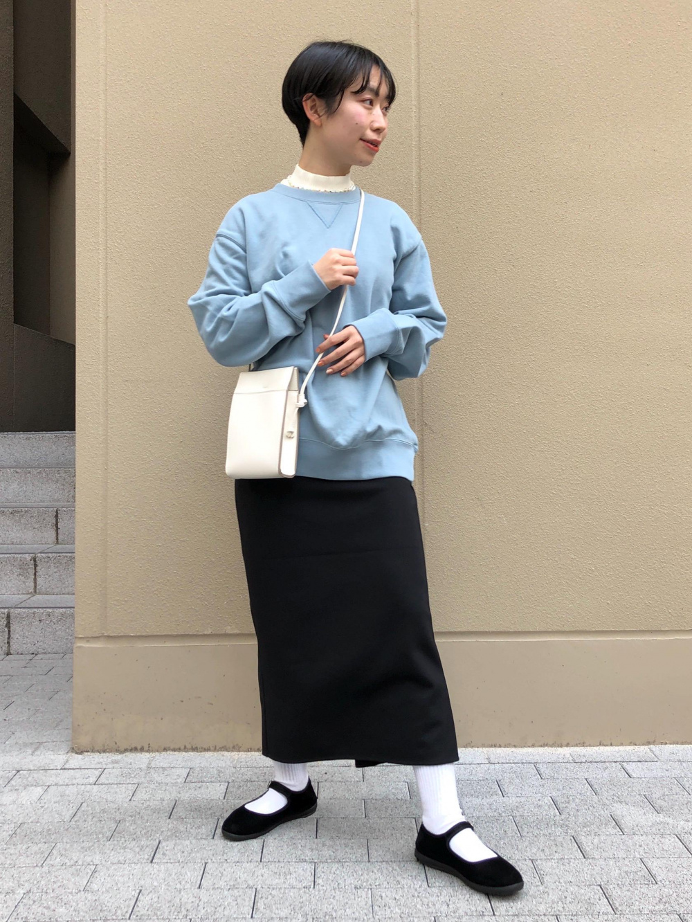 155 cm / SWEATSHIRT: L