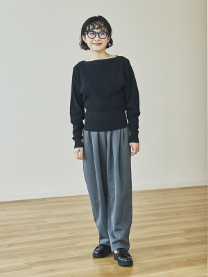UNIQLO - 新品！UNIQLO U 22ss ハイツイストコットンボート