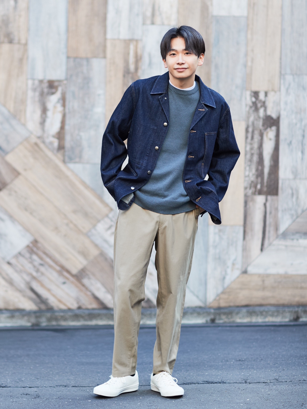 予約販売 ユニクロ UNIQLO オーバーシャツジャケット ブラウン XL