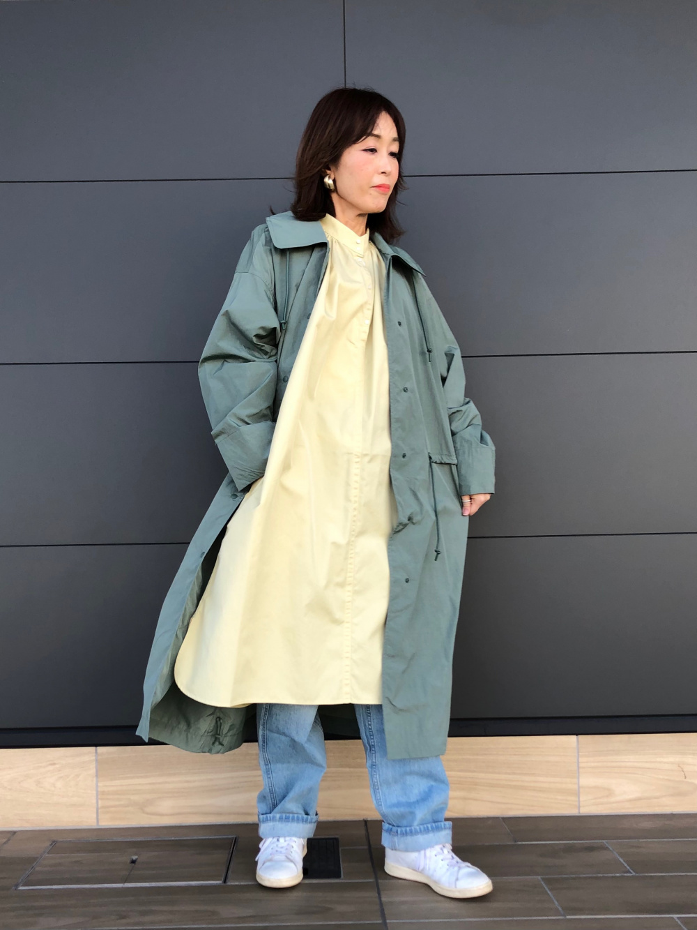 Ohotoro Pair Mods Coat kur｜ohotoroのモッズコートを使った