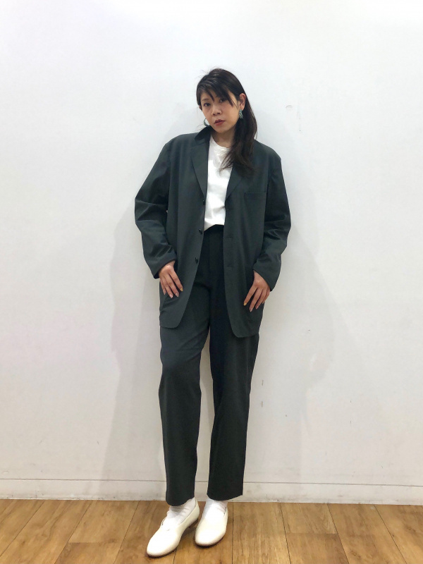 UNIQLO U テーラードジャケット&ワイドフィットテーパードパンツ　Sサイズ リラックスフィットテーラードジャケット、ワイドフィットテーパード