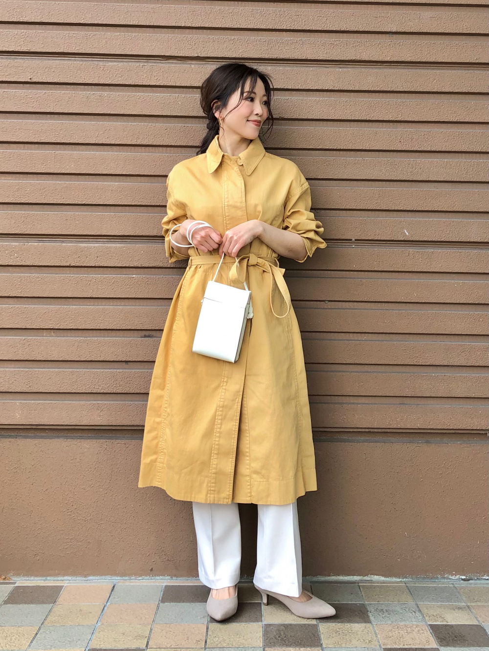 シャツコート の着用コーディネート ユニクロ