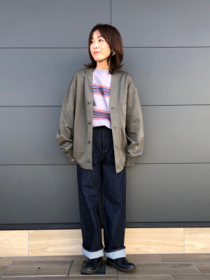 ユニクロ公式 | ストライプTシャツ（半袖）