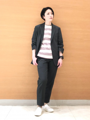 ユニクロ公式 | ボーダークルーネックTシャツ（半袖）